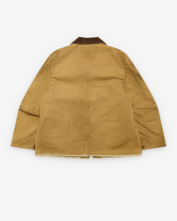 Doublet - Men's Vegetable Embroidery Work Jacket - (Beige)