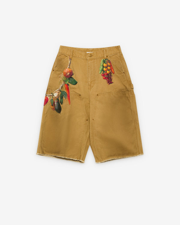 Doublet - Men's Vegetable Embroidery Shorts - (Beige)