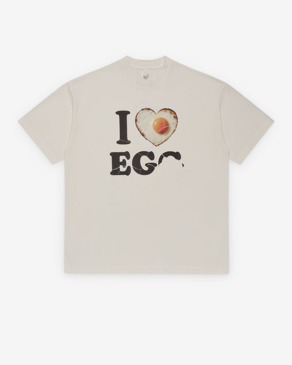 Doublet - Men's I Love Egg T-Shirt - (Whitte)