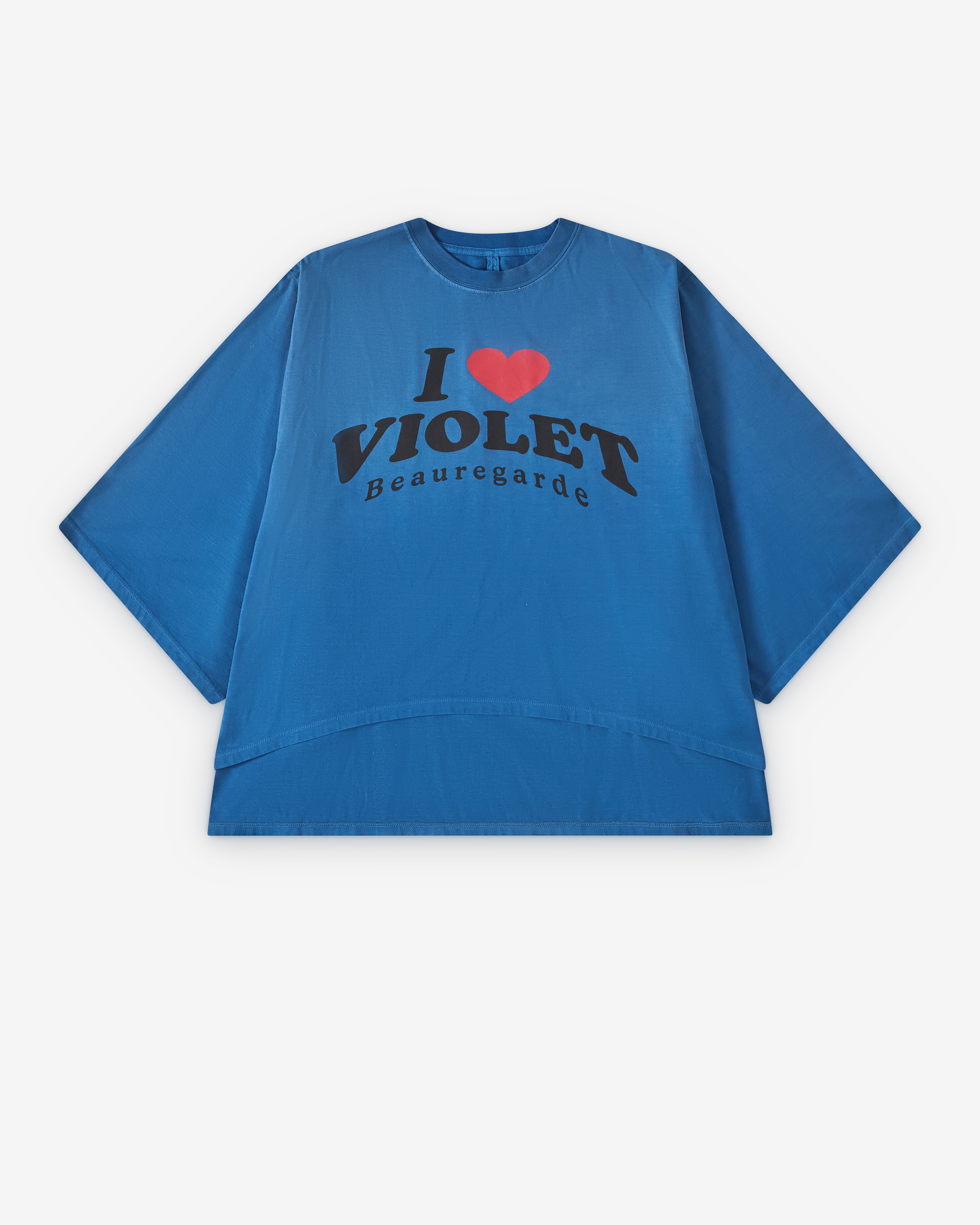 Doublet: Men's I Love Inflated T-Shirt (Blue) | Dover Street