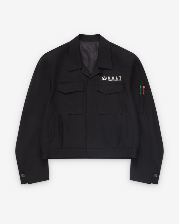 Doublet - Men's Cropped Work Jacket - (Black)