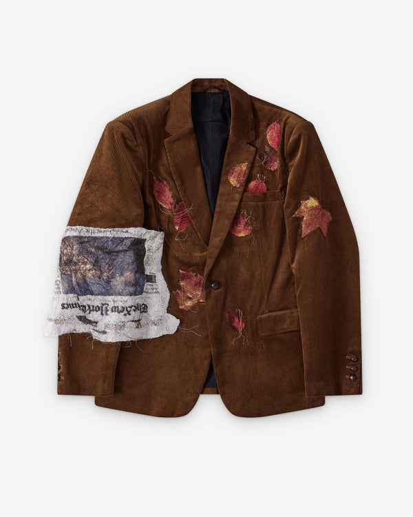 Doublet - Men's News Corduroy Jacket - (Camel)