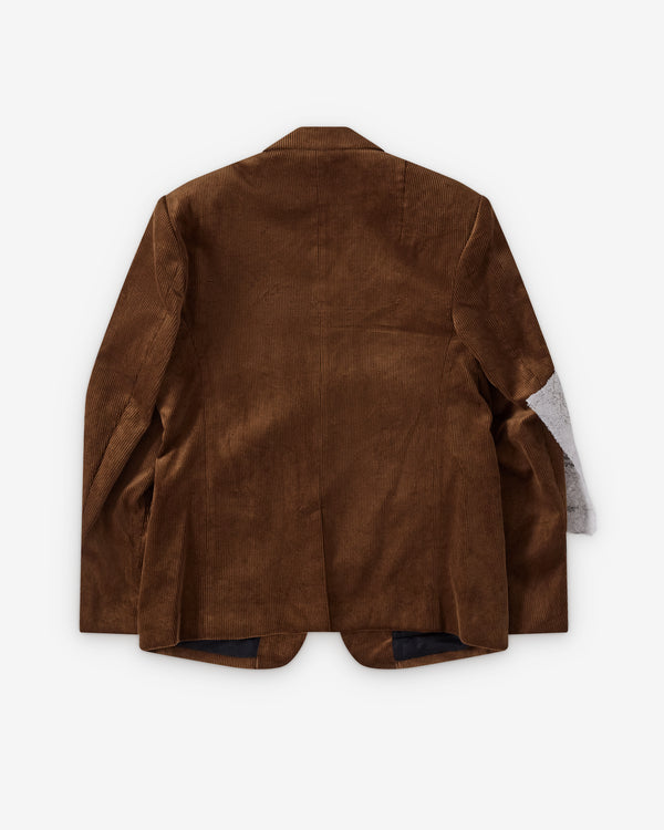 Doublet - Men's News Corduroy Jacket - (Camel)
