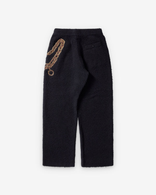 Doublet - Men's Trompe L'Oeil Knit Pants - (Black)