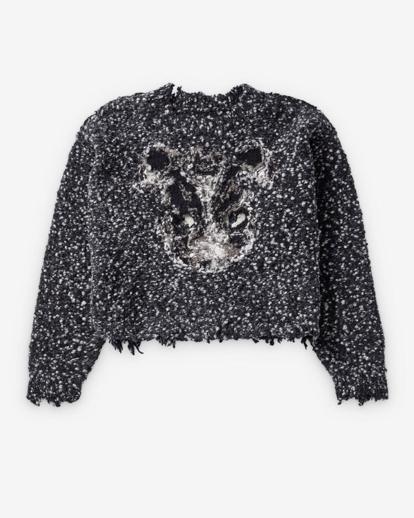 Doublet - Men's Acting Mask Knit Pullover - (Charcoal)