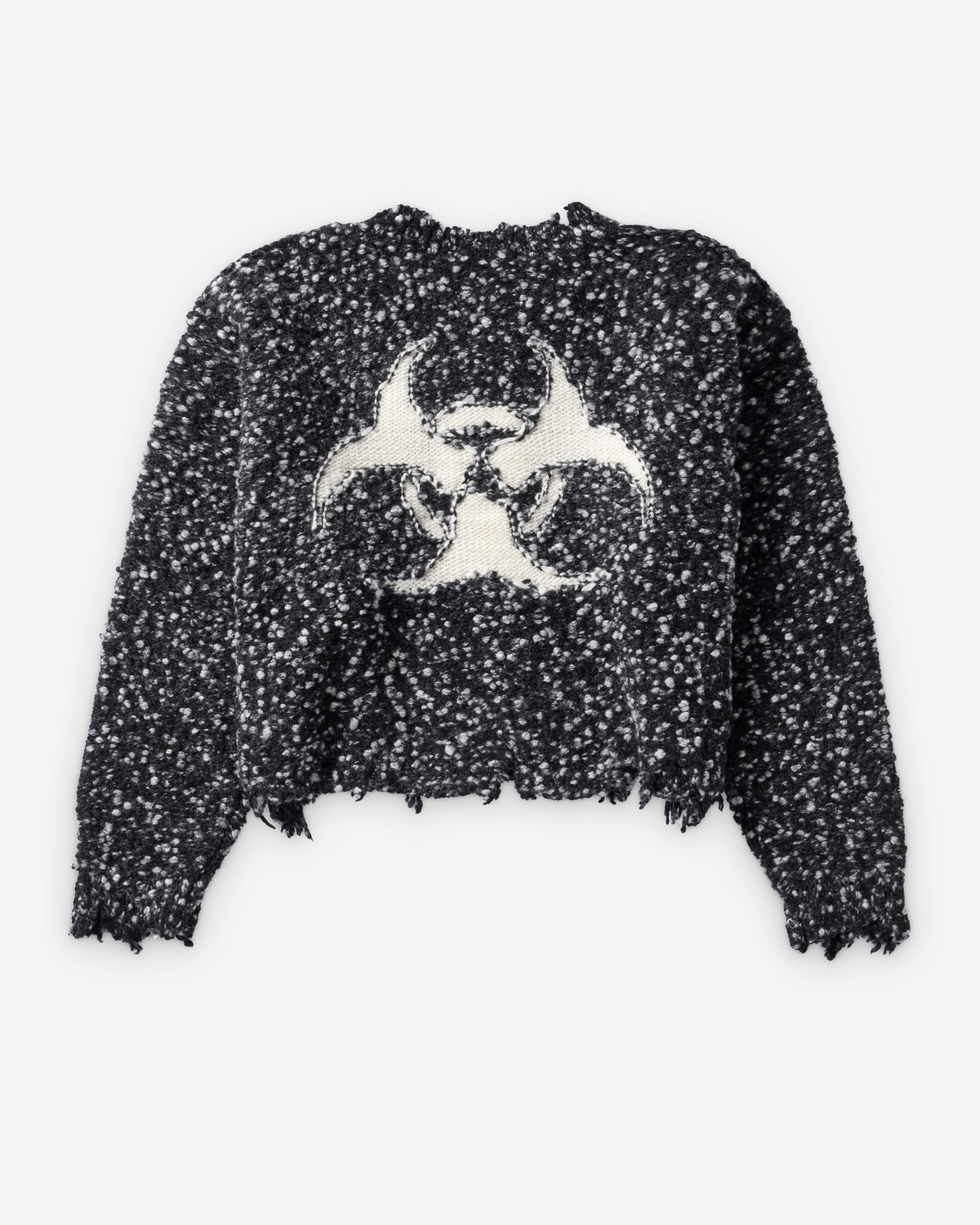 Doublet: Men's Acting Mask Knit Pullover (Charcoal) | Dover Street
