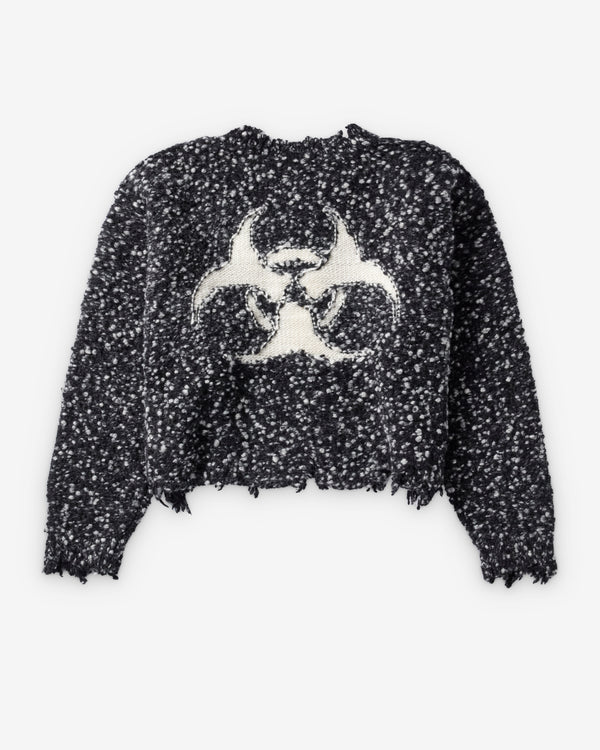 Doublet - Men's Acting Mask Knit Pullover - (Charcoal)