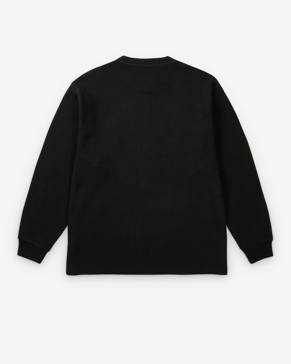 Palace - Men's Dove Stamp Waffle Longsleeve - (Black)