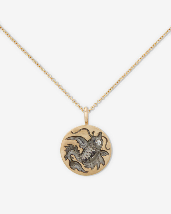 Castro Smith - Dragon Fish Pendant - (Gold/Black