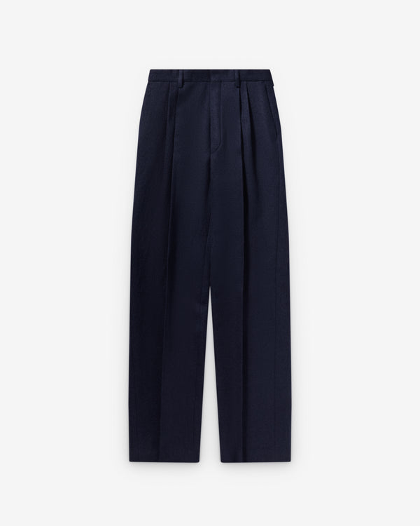 Dries Van Noten  - Men's Panrom Pleated Trousers - (Navy)