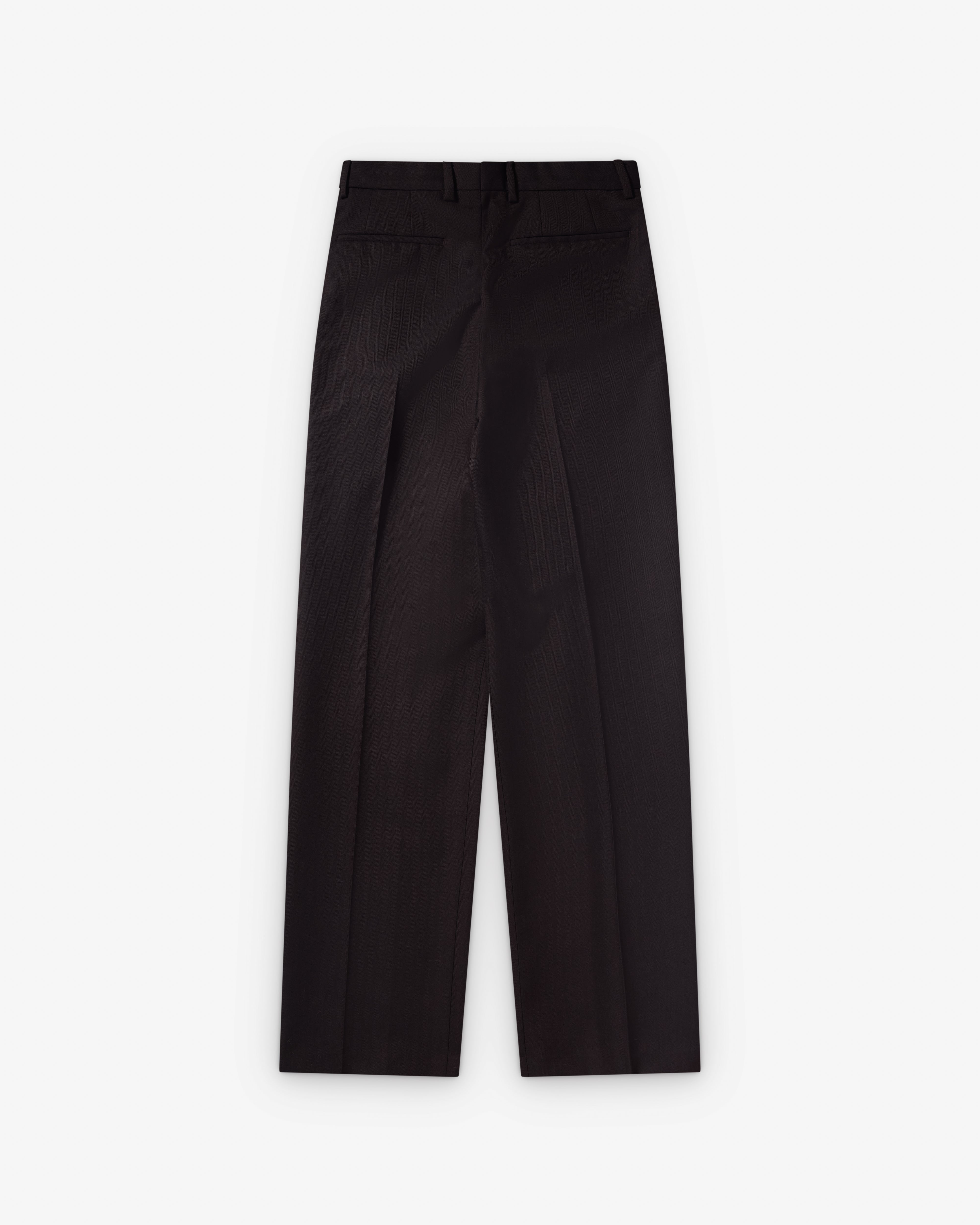 Dries Van Noten : Men's Panrom Trousers (Dark Brown) | Dover
