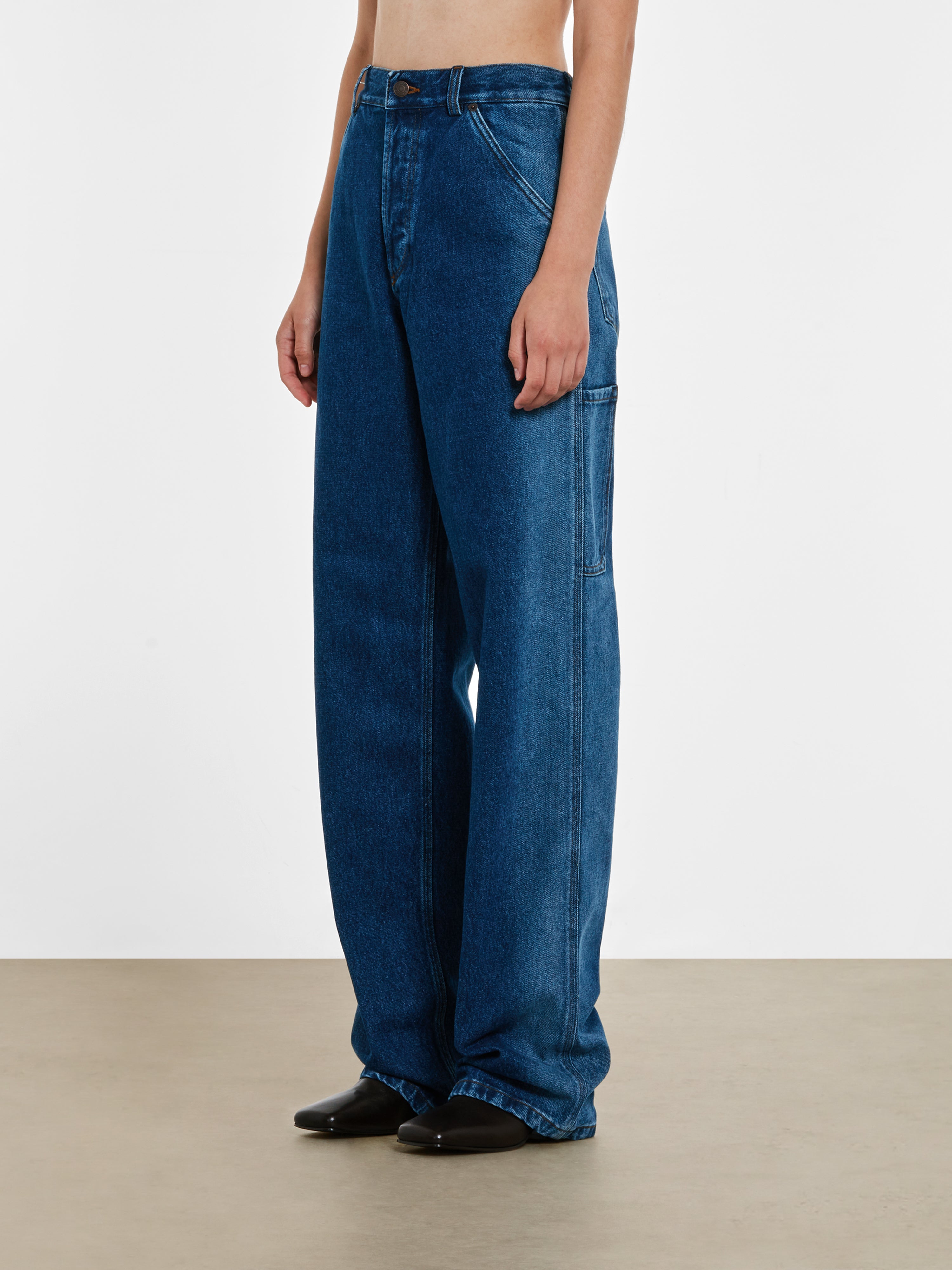 Dries Van Noten - Women’s Indigo Faded Jeans - (Indigo)