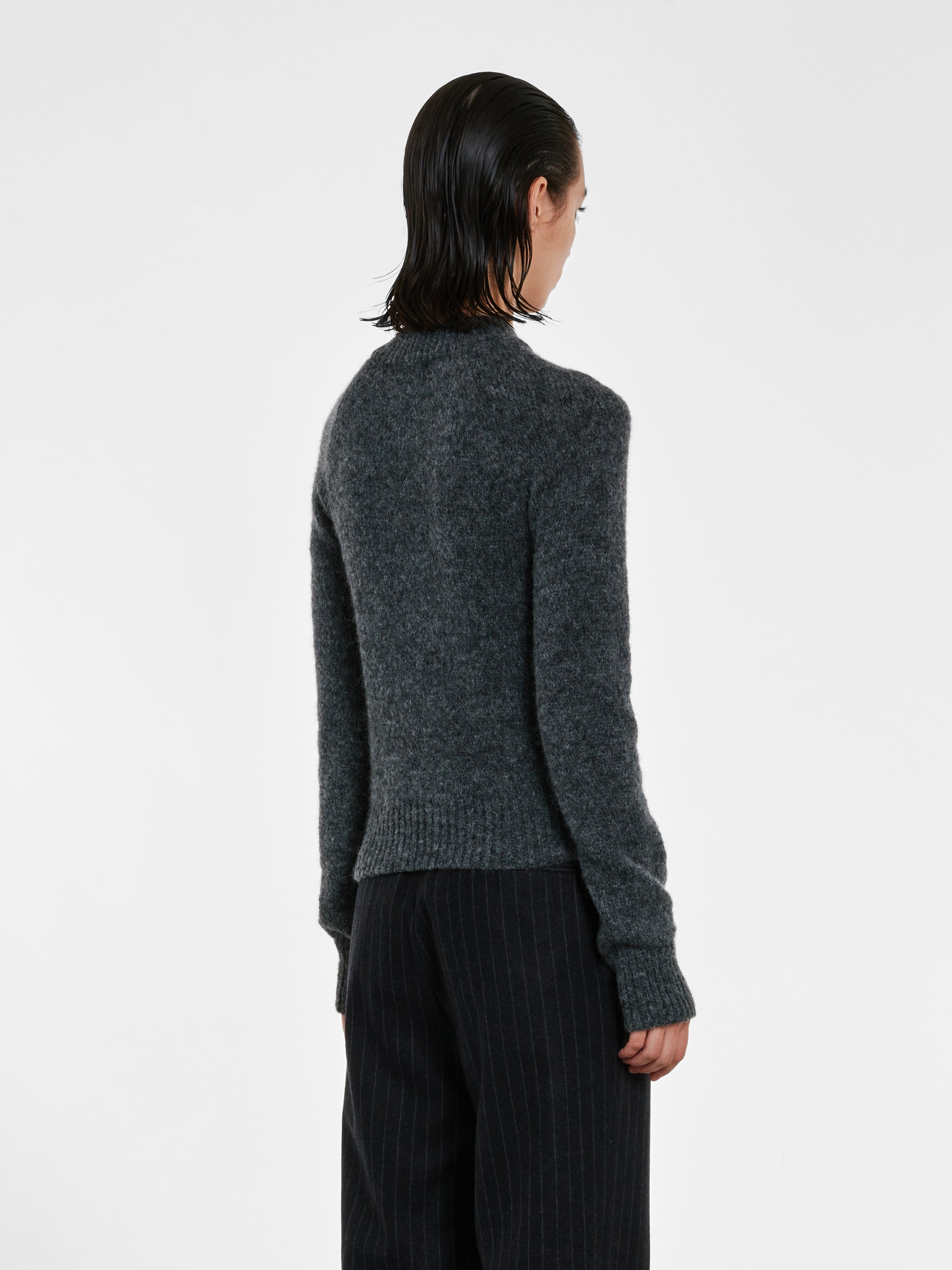 Dries Van Noten - Women’s Fitted Sweater - (Grey) view 3