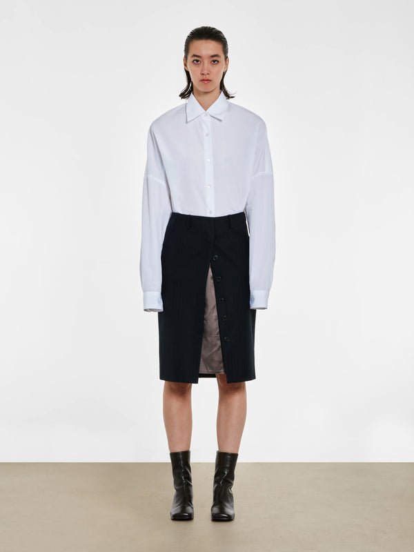 Dries Van Noten - Women’s Pencil Skirt - (Navy)