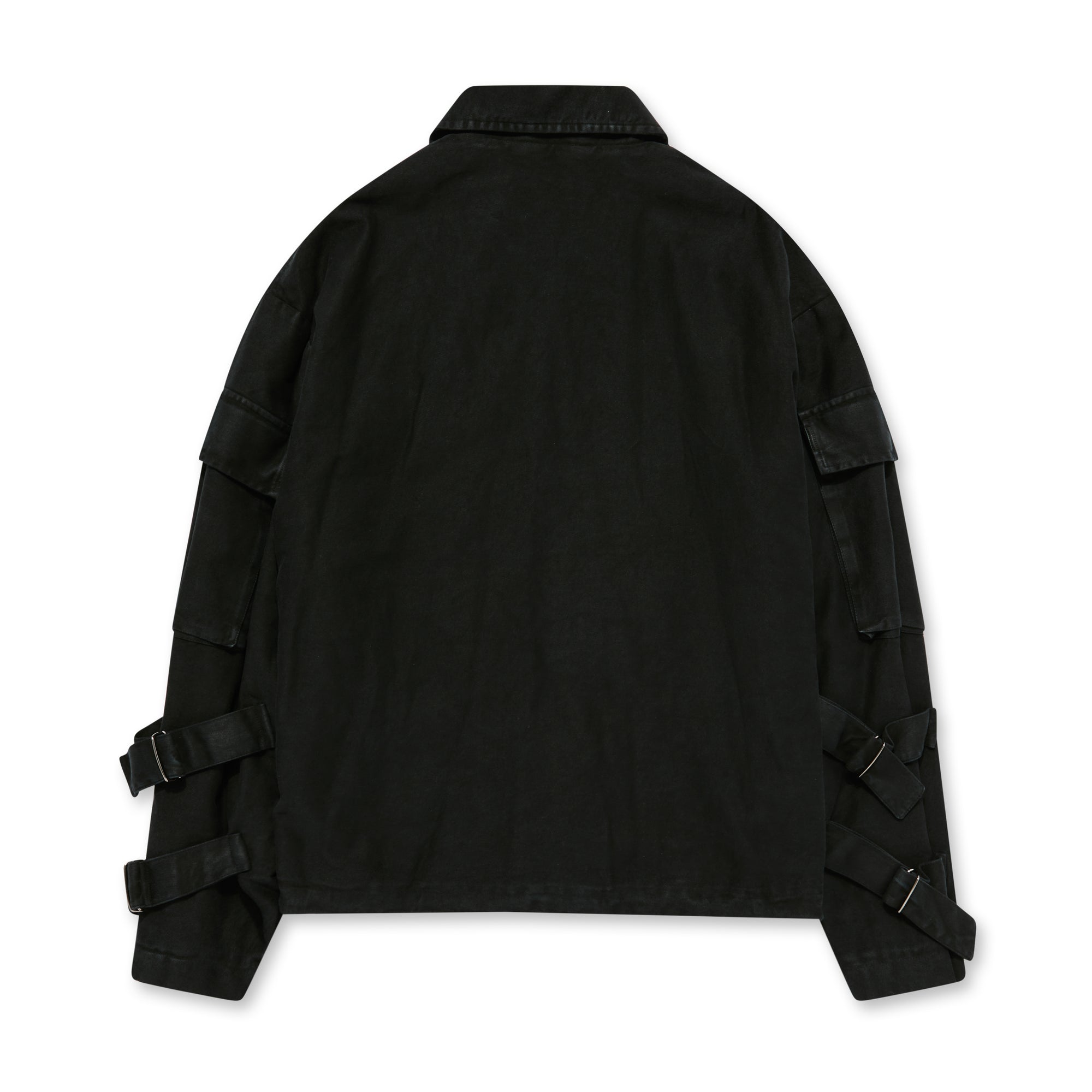 Dries Van Noten - Men’s Overdyed Utility Jacket - (Black) view 2