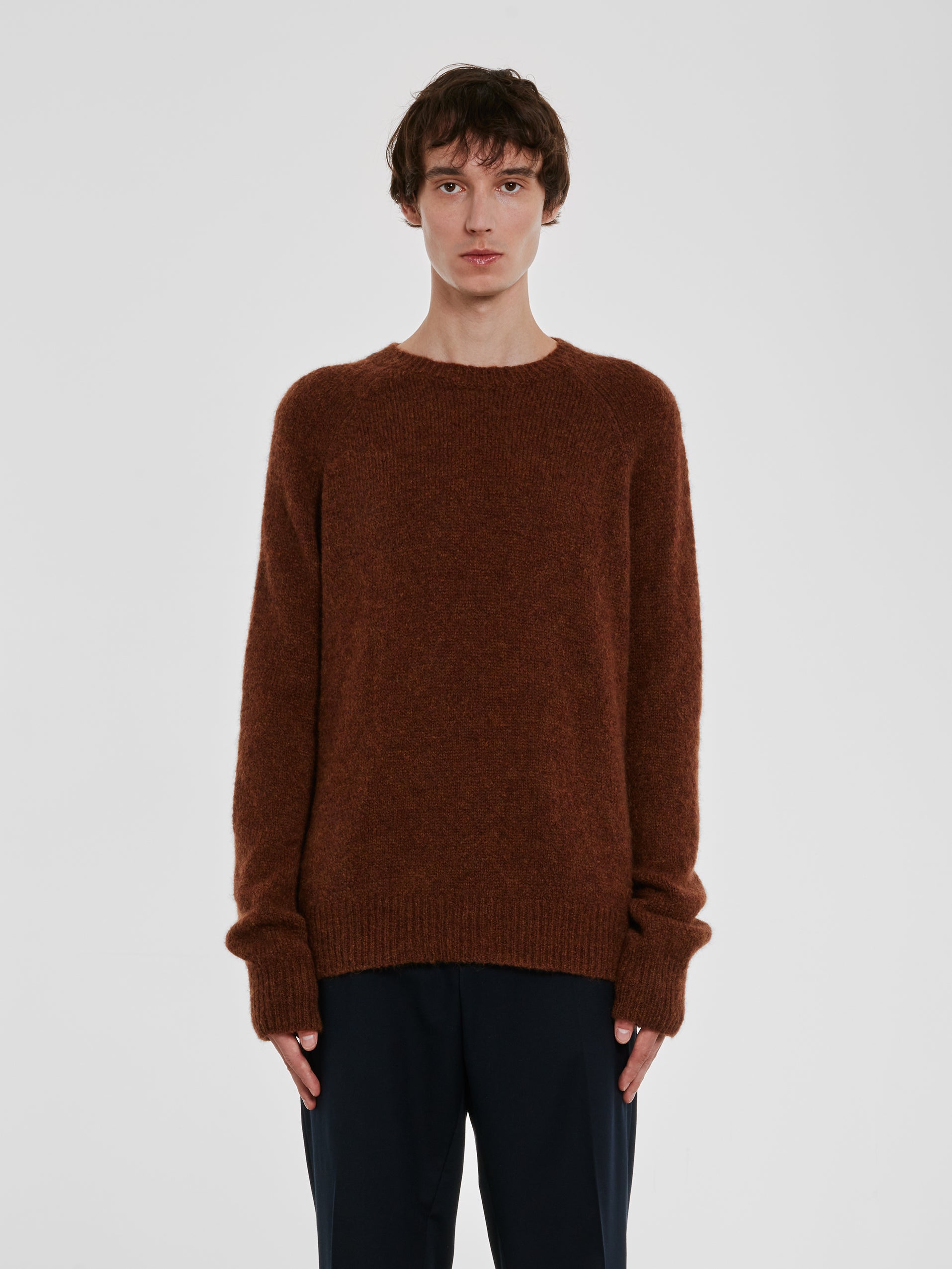 Dries Van Noten - Men’s Wool Sweater - (Brown) view 1