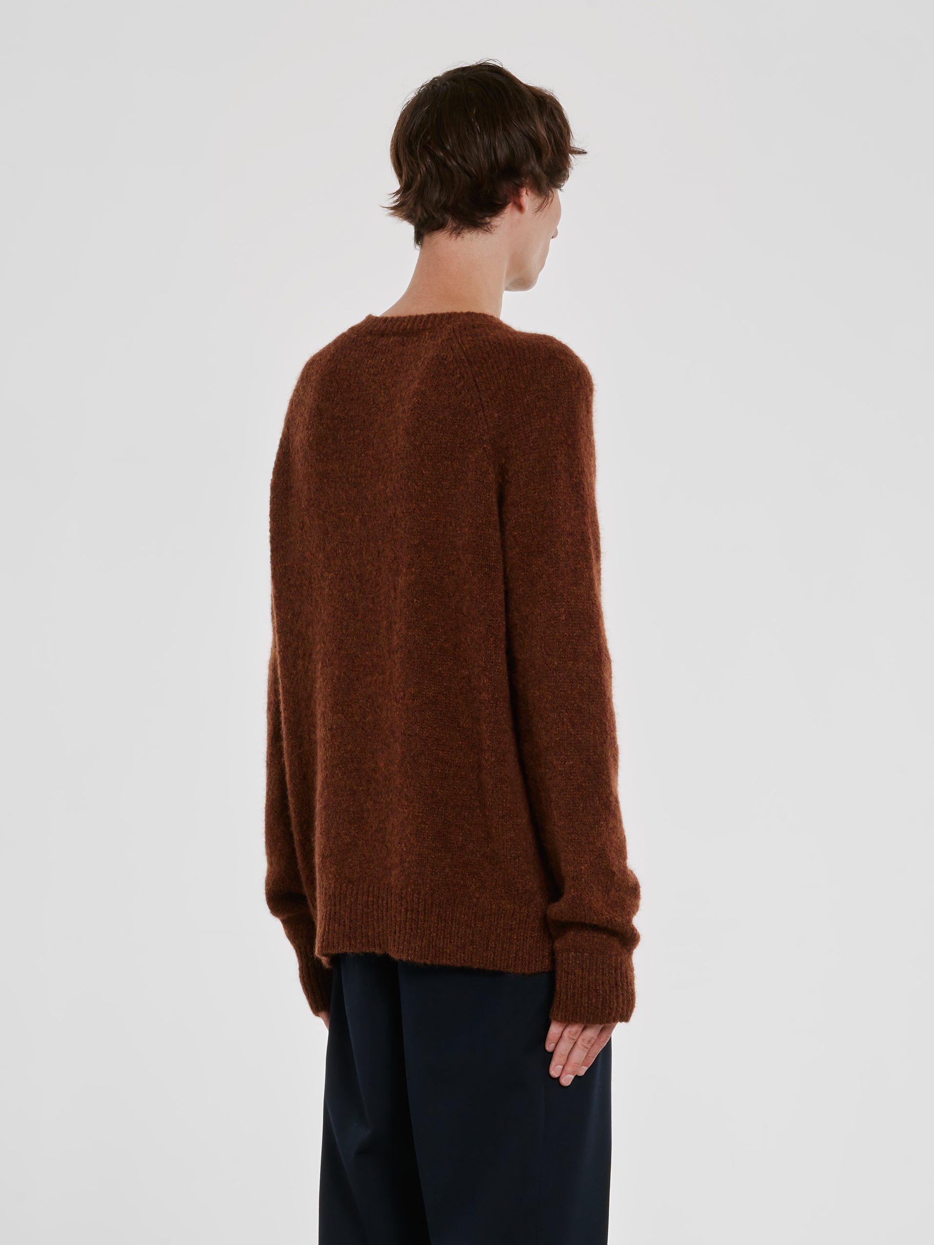 Dries Van Noten - Men’s Wool Sweater - (Brown) view 3