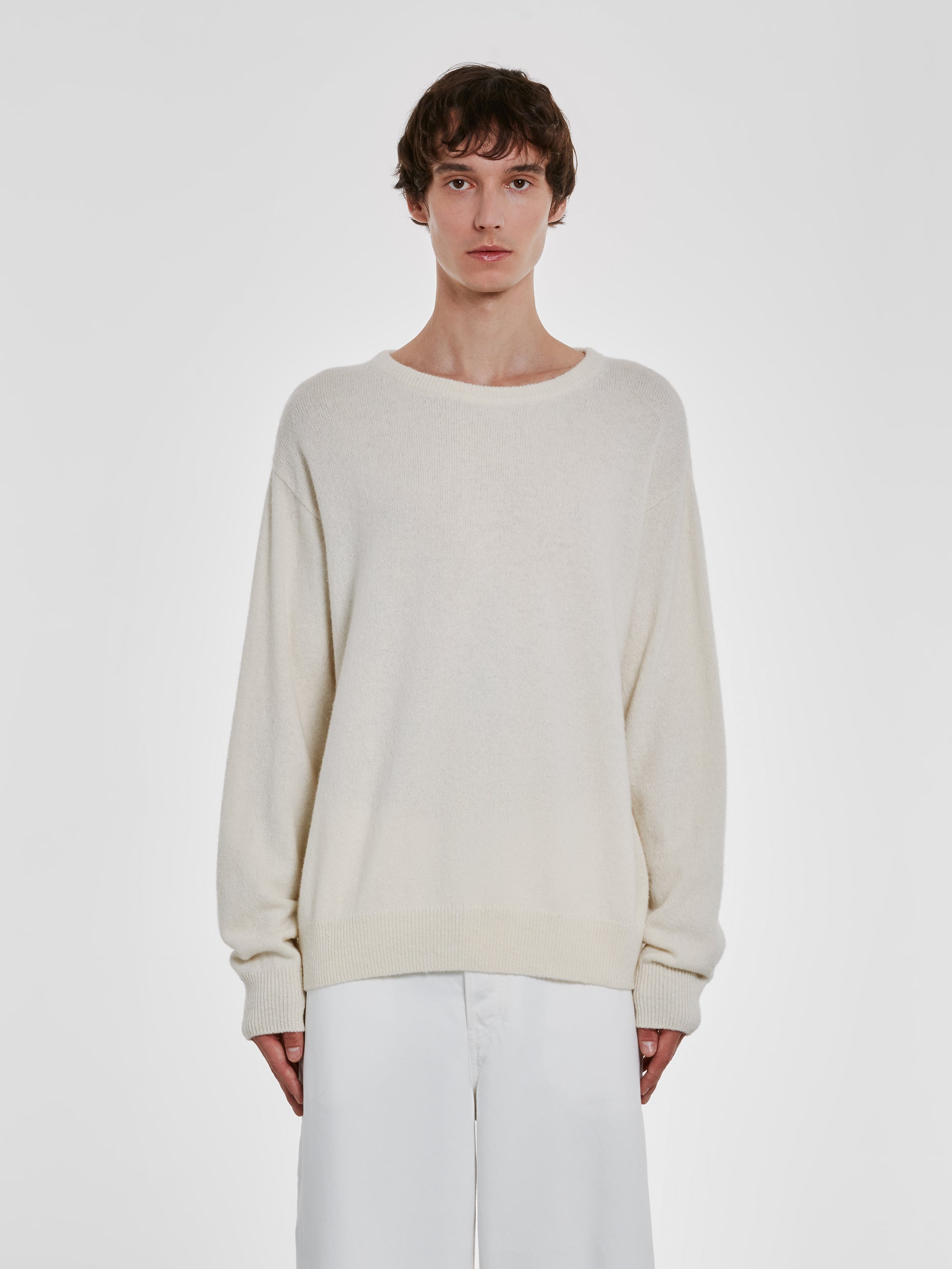Dries Van Noten - Men’s Wool Sweater - (Ecru) view 1