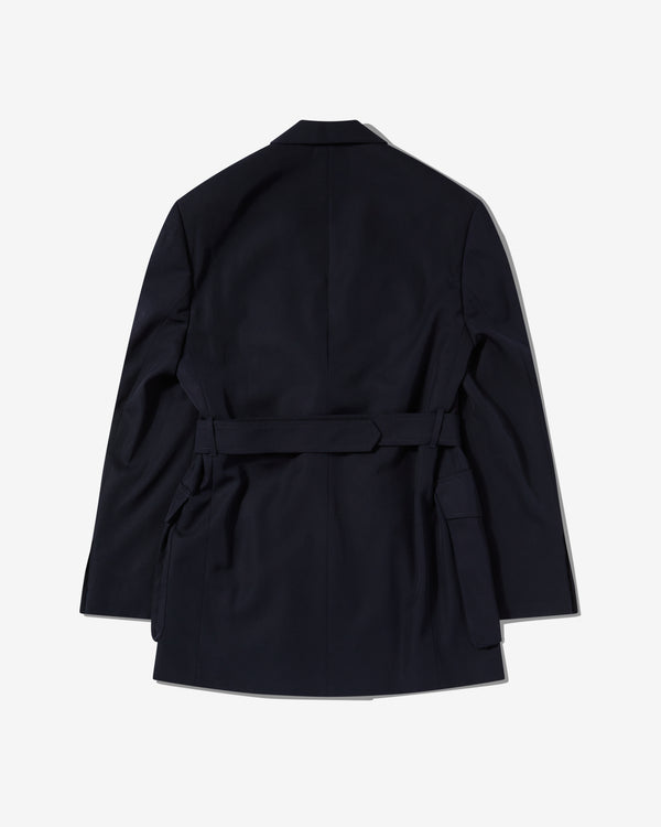 Dries Van Noten - Women’s Oversized Belted Coat - (Navy)