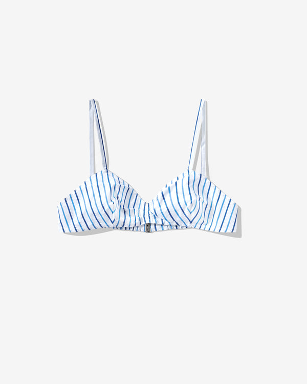Dries Van Noten - Women's Striped Bra - (Light Blue)