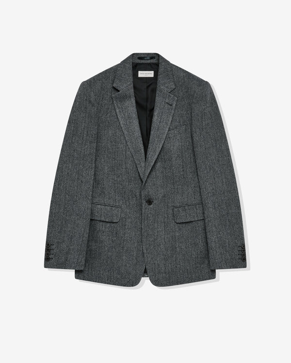 Dries Van Noten - Men's Notch Lapel Blazer - (Herringbone)