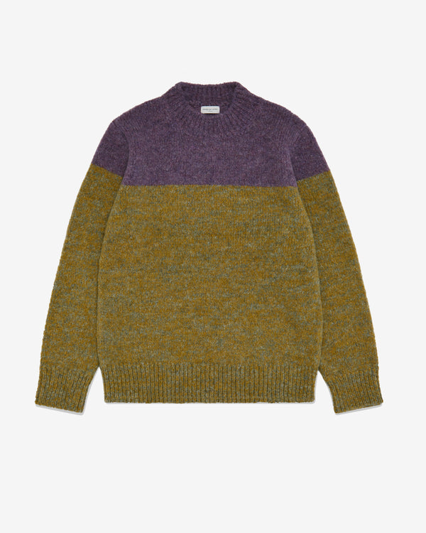 Dries Van Noten - Men's Colour Block Sweater - (Violet)