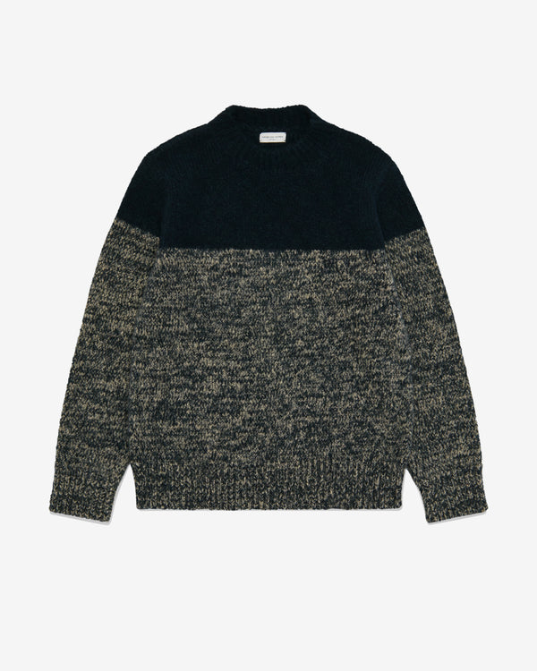 Dries Van Noten - Men's Colour Block Sweater - (Navy)