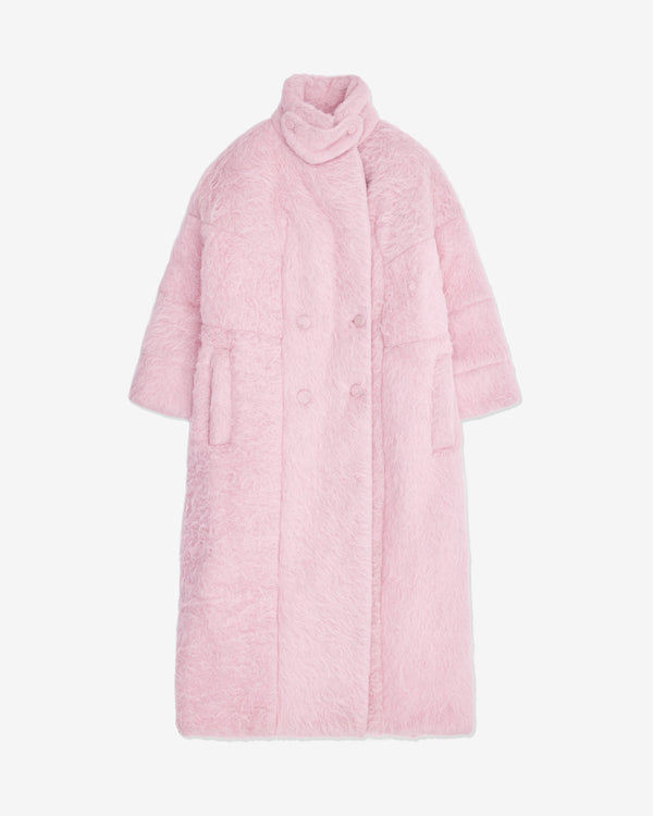 Dries Van Noten - Women's Funnel Neck Coat - (Pink)