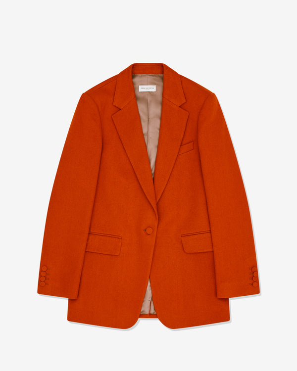 Dries Van Noten - Women's Single Breasted Blazer - (Rust)