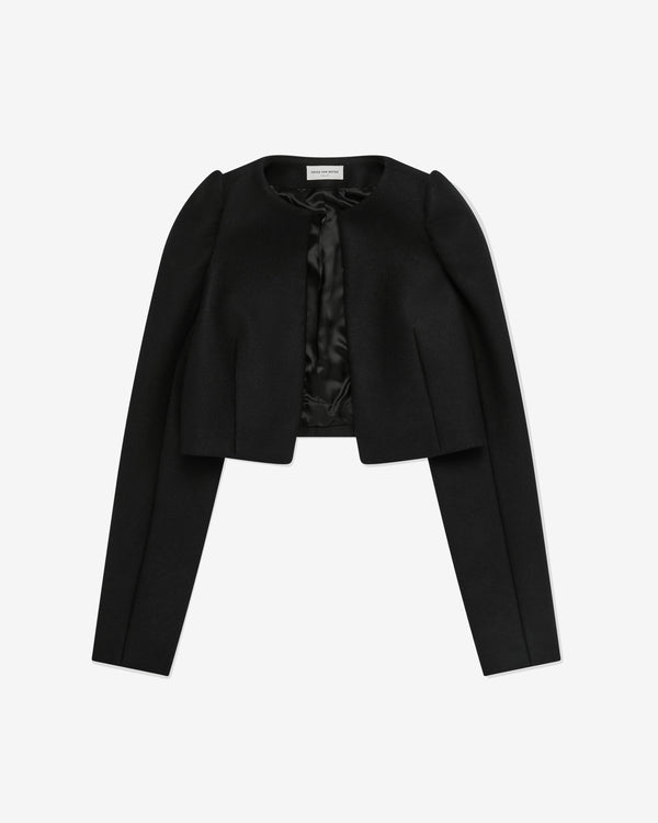 Dries Van Noten - Women's Round Neck Jacket - (Black)