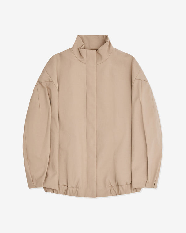 Dries Van Noten - Women's Stand Collar Bomber Jacket - (Camel)