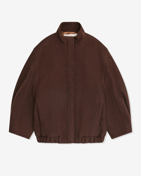 Dries Van Noten - Women's Stand Collar Bomber Jacket - (Brown)