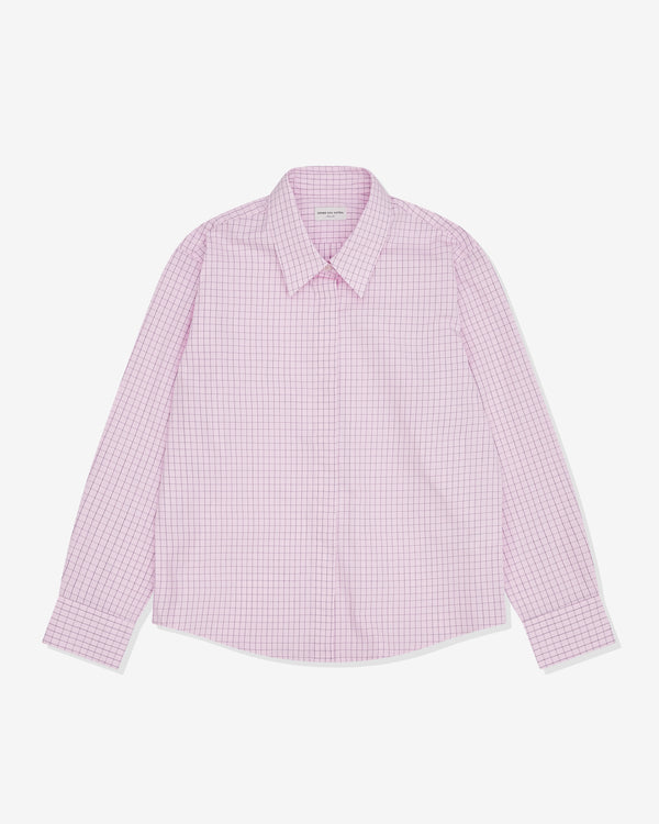 Dries Van Noten - Women's Curved Hem Shirt - (Pink)