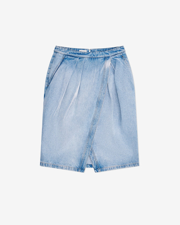 Dries Van Noten - Women's Wrap Tulip Skirt - (Light Blue)