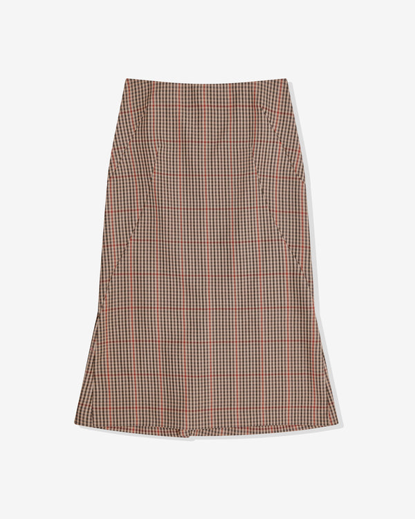 Dries Van Noten - Women's A-Line Skirt - (Rust)