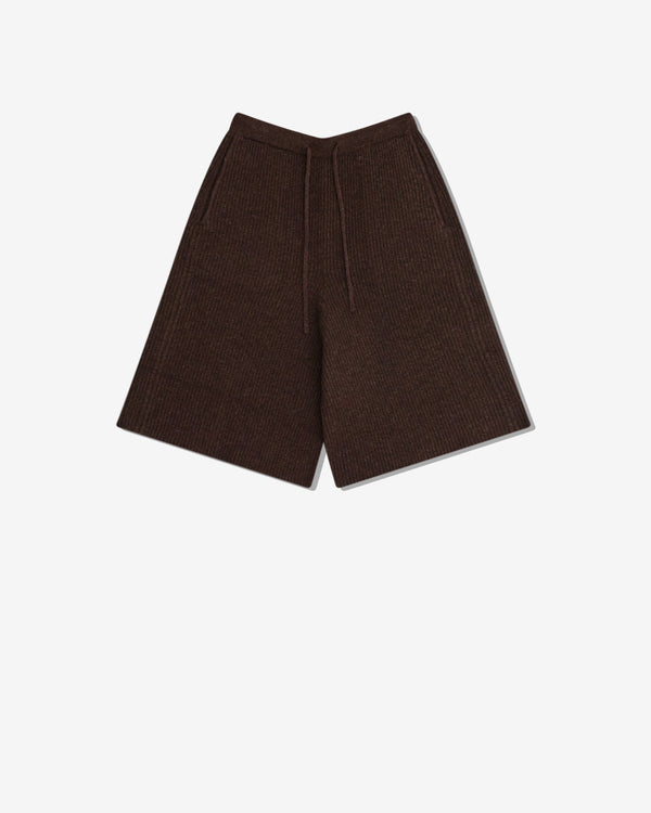 Lemaire - Women's Relaxed Large Bermuda Shorts - (Brown)