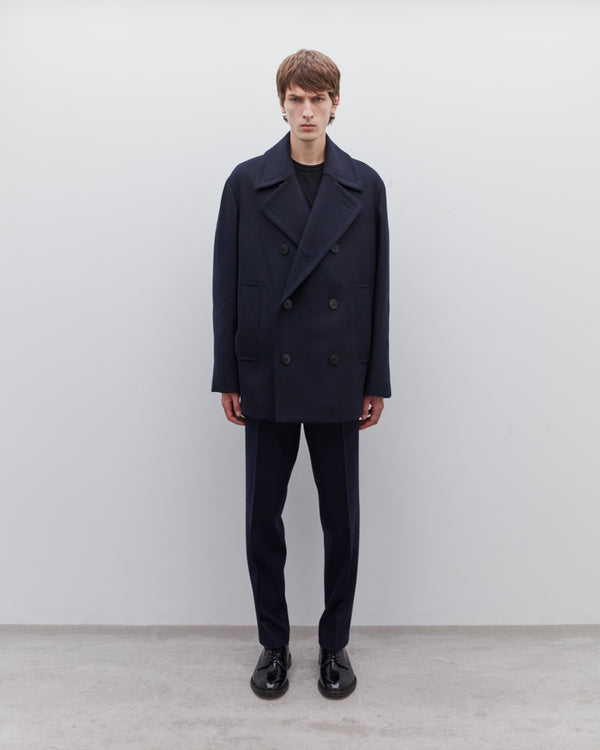 Dries Van Noten - Men’s Pea Coat - (Navy)