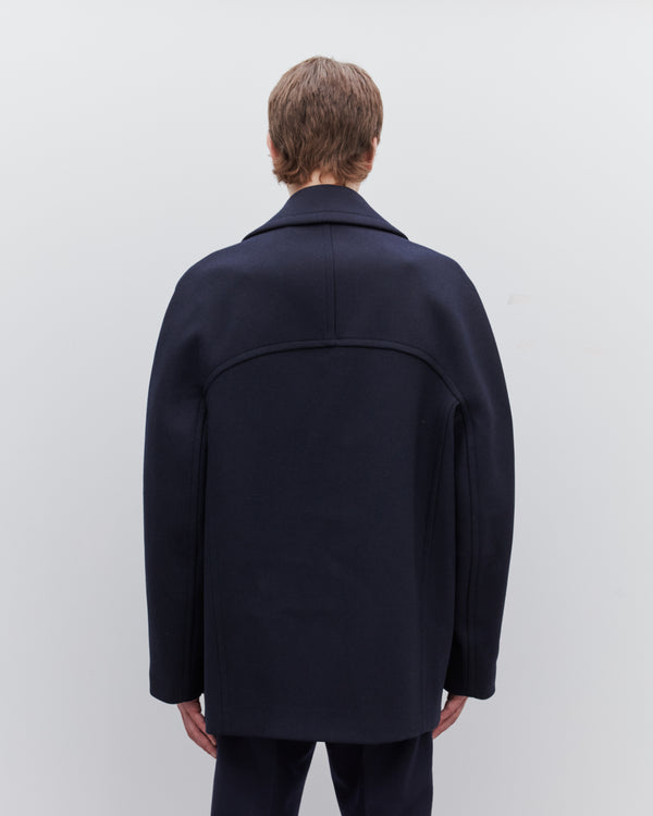 Dries Van Noten - Men’s Pea Coat - (Navy)