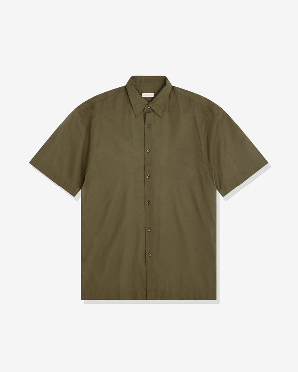 Dries Van Noten - Men's Short Sleeve Shirt - (Khaki)