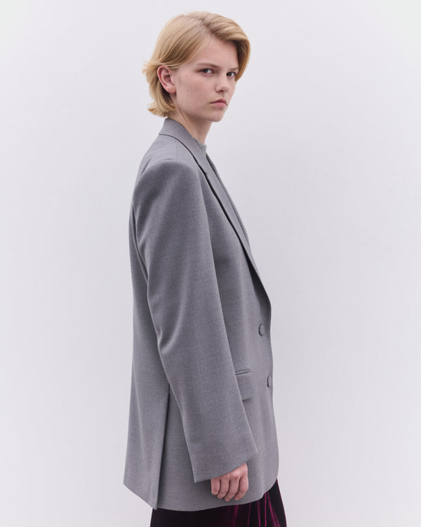 Dries Van Noten - Women’s Oversized Blazer - (Grey)