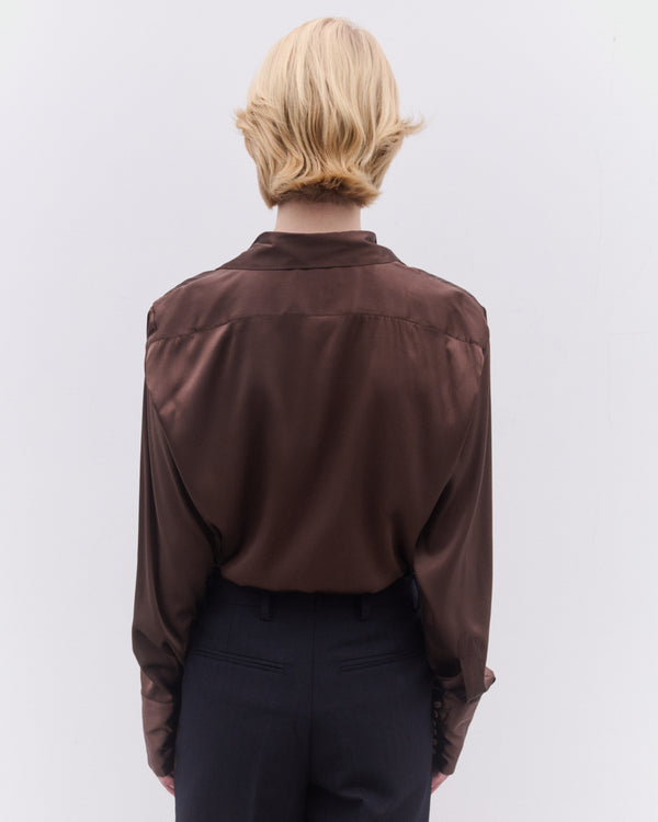 Dries Van Noten - Women’s Silk Shirt - (Brown)