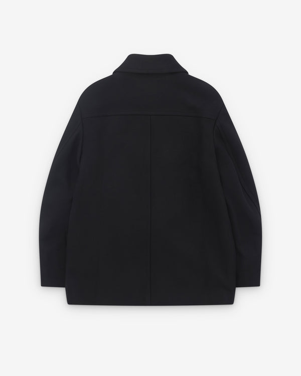 Dries Van Noten - Men’s Point Collar Coat - (Black)