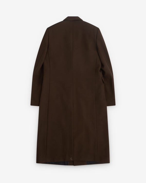 Dries Van Noten - Men’s Double Breasted Coat - (Mud Brown)
