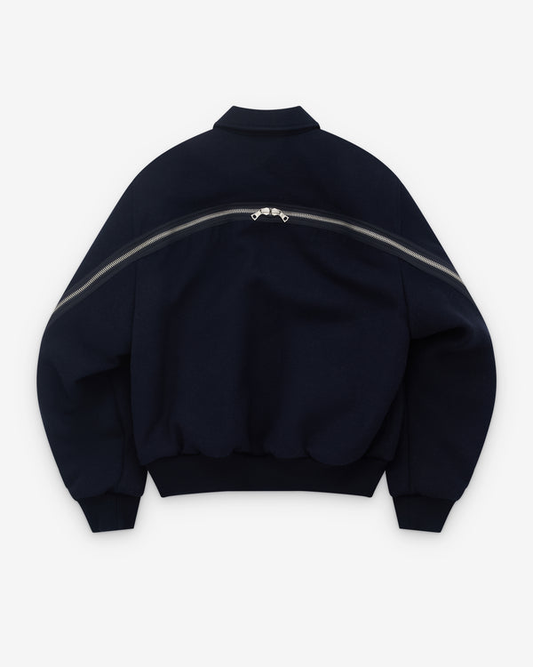 Dries Van Noten - Men’s Zip Bomber Jacket - (Navy)