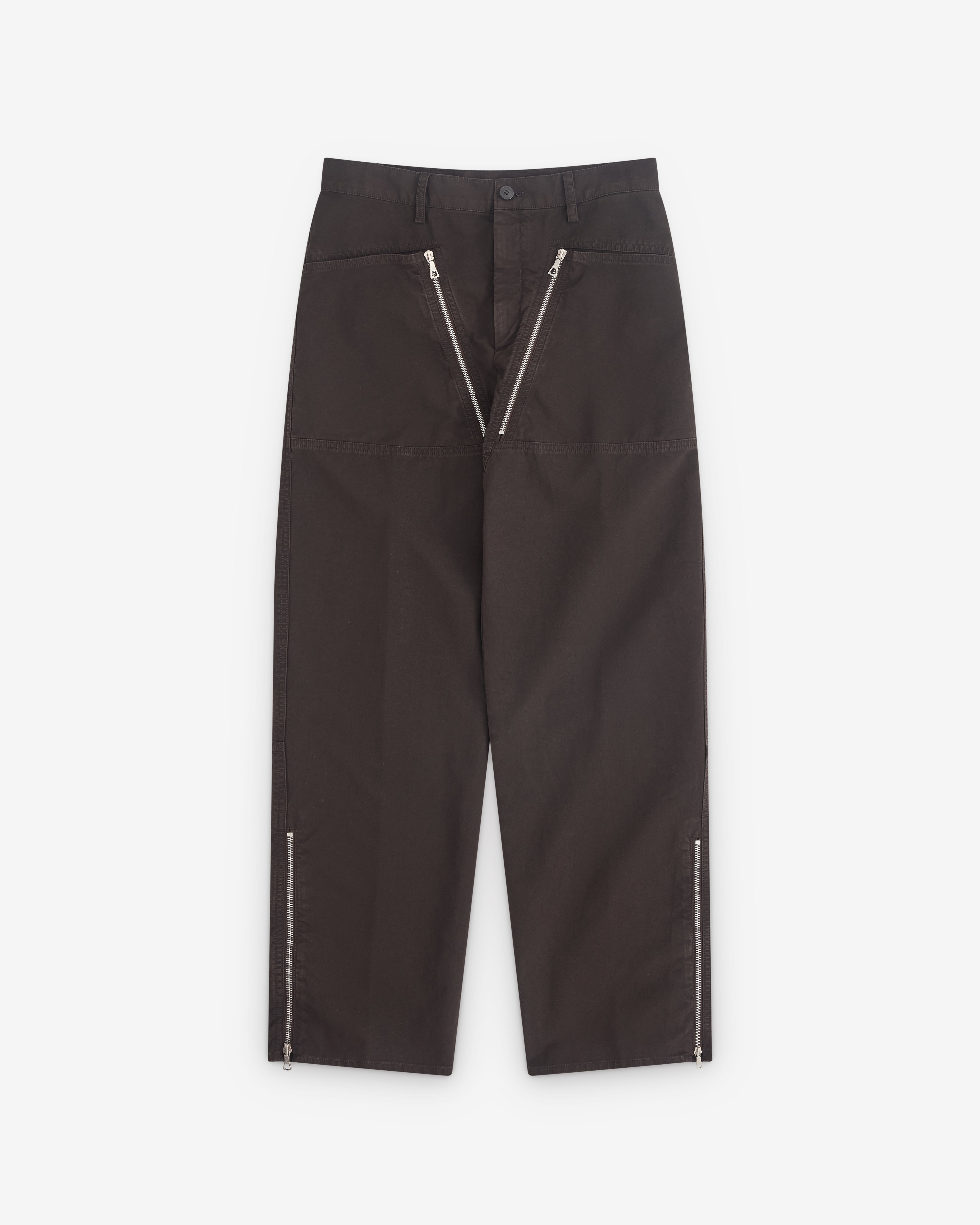 DRIES VAN NOTEN(ドリスヴァンノッテン) Zip Pants 44 中古・古着通販】DRIES VAN NOTEN (ドリスヴァンノッテン) コットン