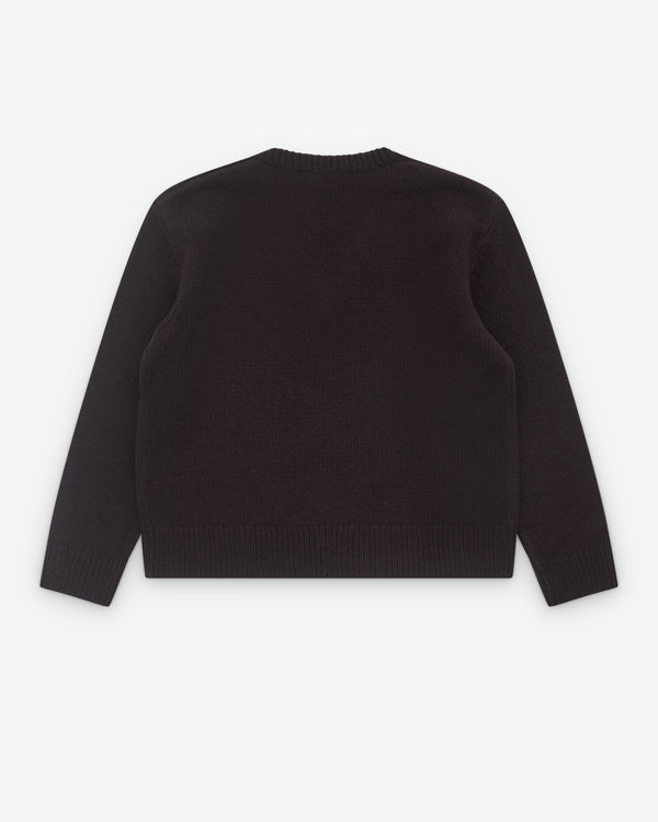 Dries Van Noten - Men’s V-Neck Sweater - (Dark Brown)