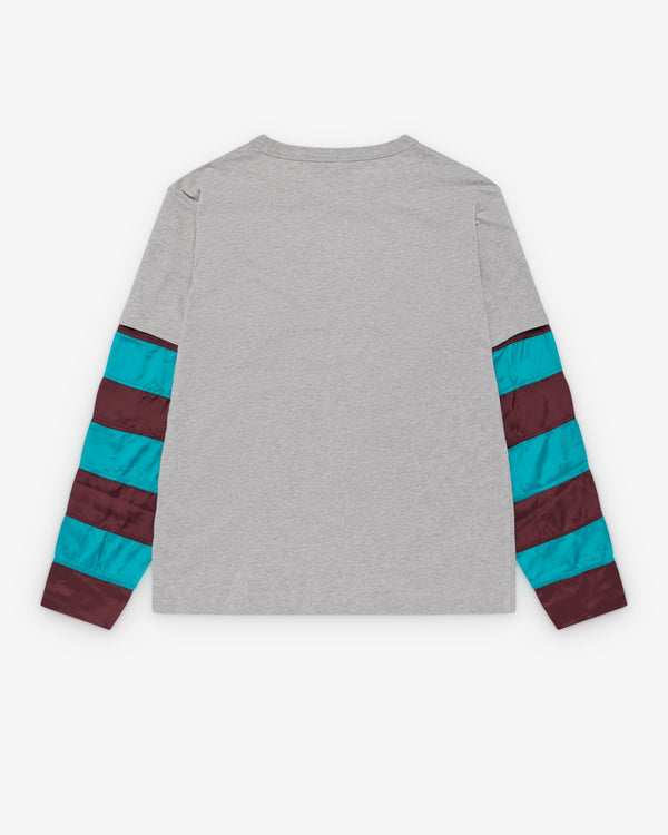 Dries Van Noten - Men's Contrast T-Shirt - (Grey Melange)