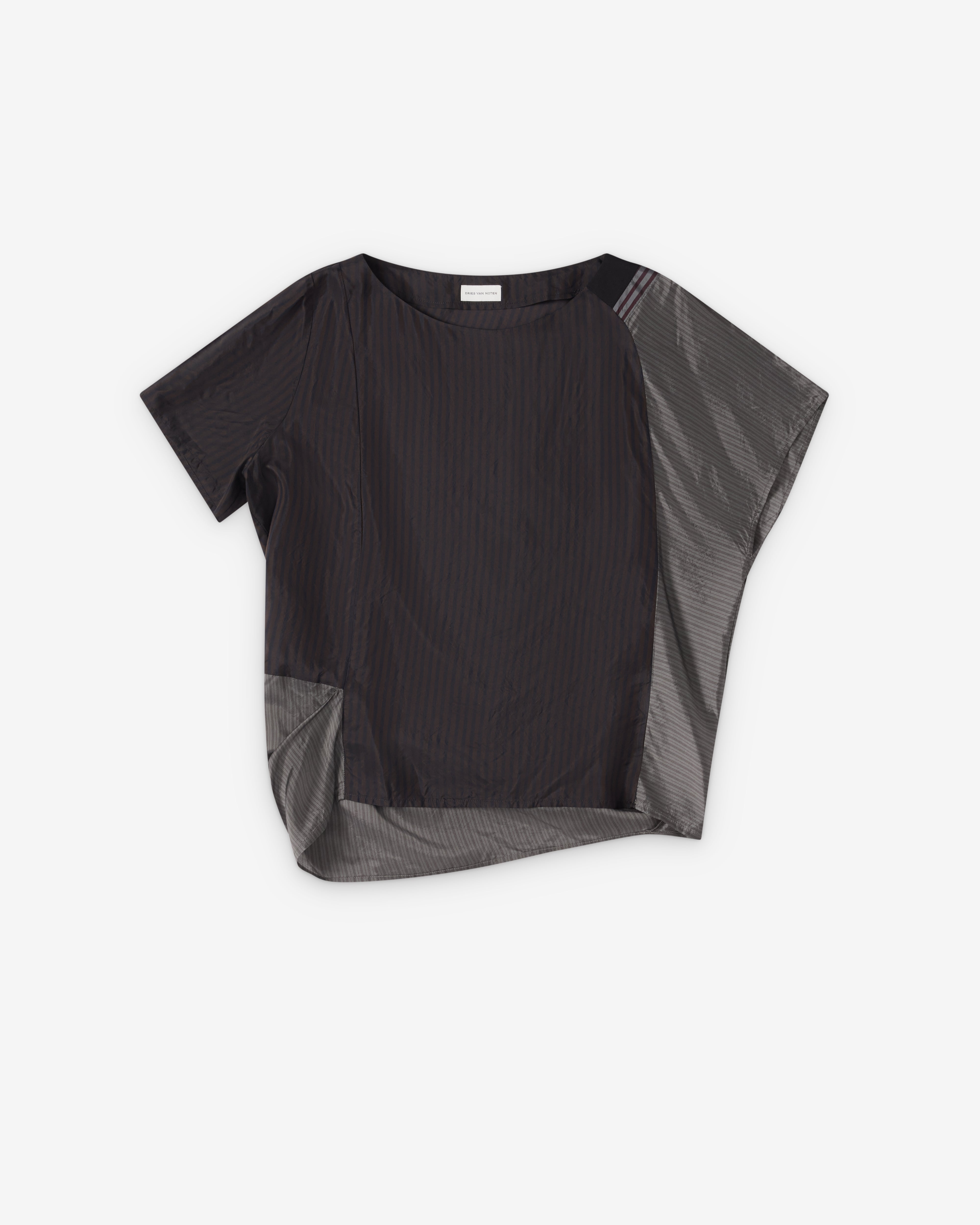 Dries Van Noten : Women's Caressa Top (Dark Brown) | Dover Street
