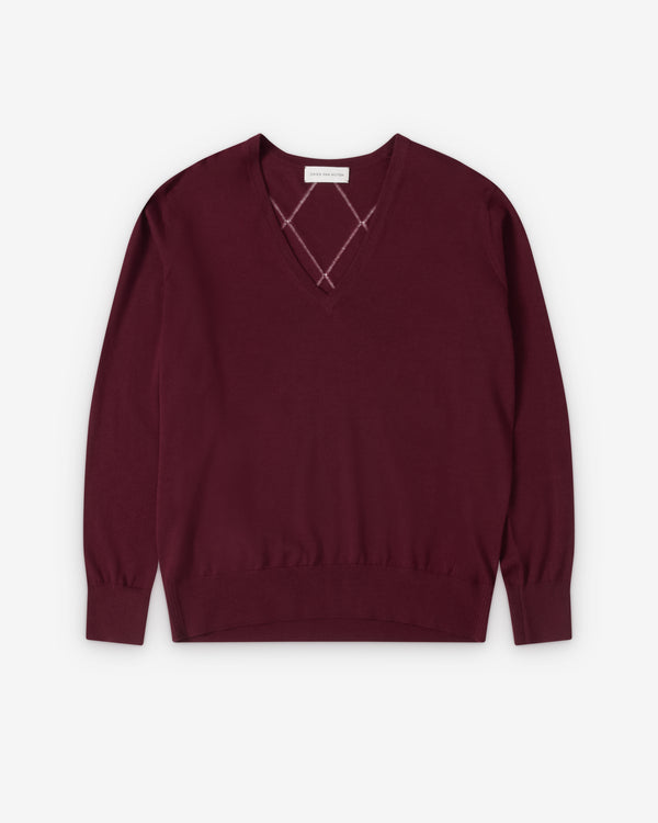 Dries Van Noten  - Women's Tuomas Sweater - (Wine)