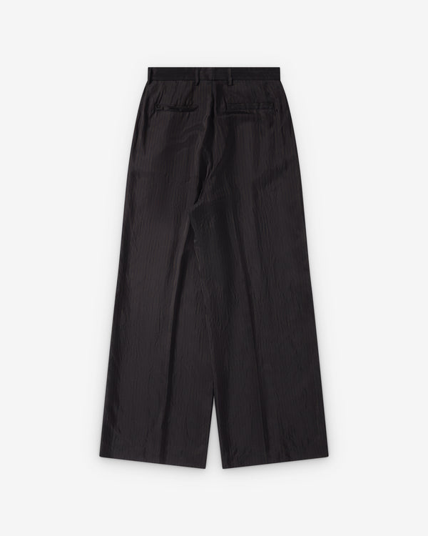 Dries Van Noten  - Women's Wide Leg Cupro Pants - (Dark Brown)